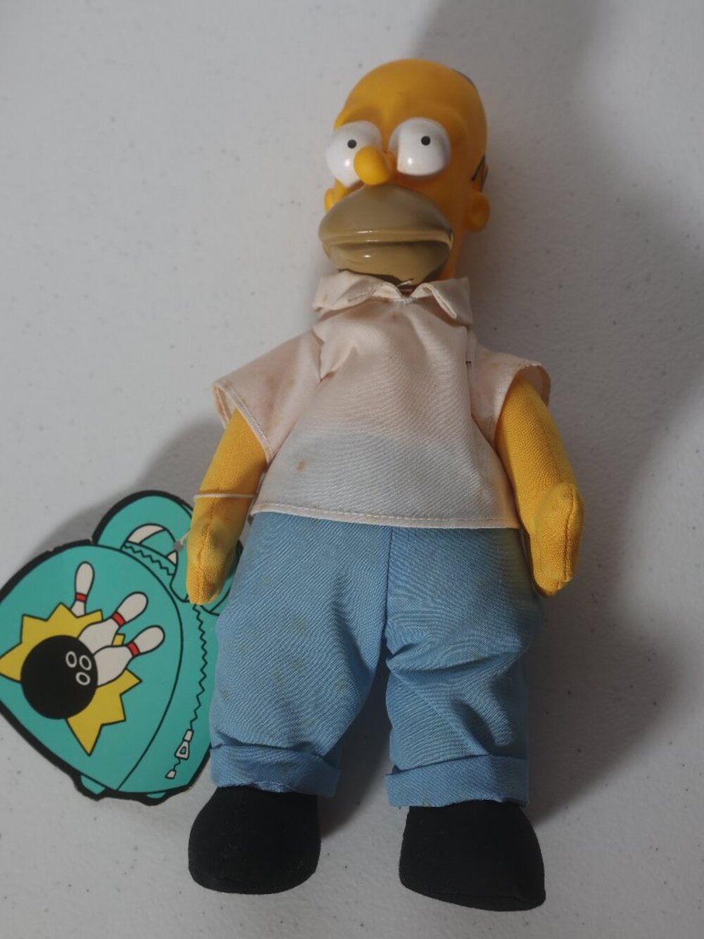 HOMER SIMPSON Vintage Burger King 10" Plush Toy 1990